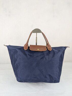 Authentic Longchamp Le Pliage Tote Bag Blue - Used - Must See - Fast Dispatch